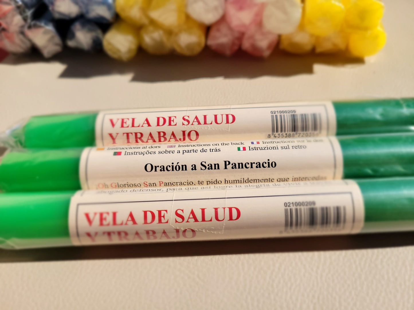 Vela de la salud y el trabajo San Pancracio